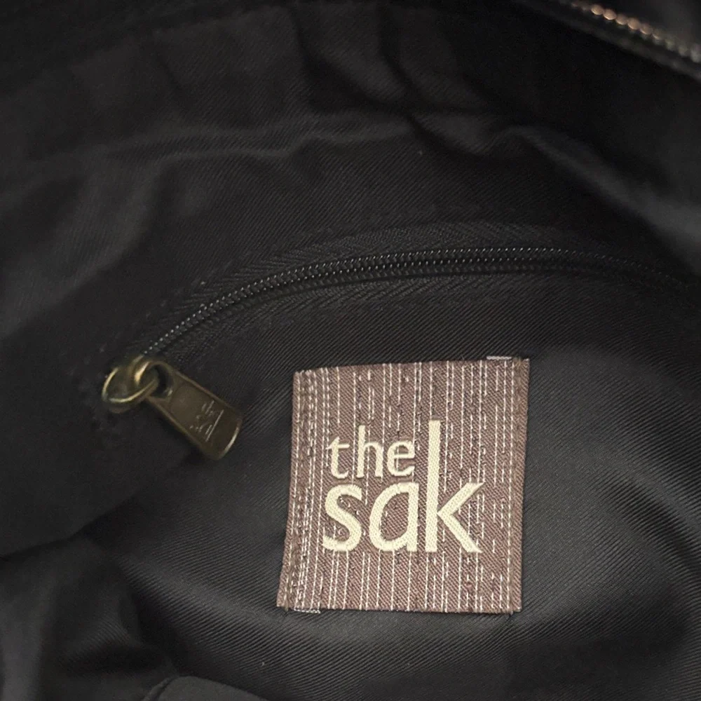 The Sak Black Crochet Crossbody Bag - Picture 2 of 8